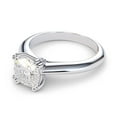 thumbnail image 2 of 2.00 Ct Solitaire Cushion Real Moissanite Engagement Rings for Women Solid 950 Platinum, 2 of 6