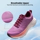 thumbnail image 4 of Zapatillas para caminar para mujer NORTIV 8 moradas talla 7.5 cómodas, 4 of 9