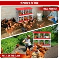 thumbnail image 6 of Metal Chicken Nesting Boxes, Heavy-Duty Galvanized Steel Egg Laying Box with 6/8/10 Compartments, Rustproof, Easy to Install & Clean, Wall-Mountable Design for Poultry Coops, 6 of 7