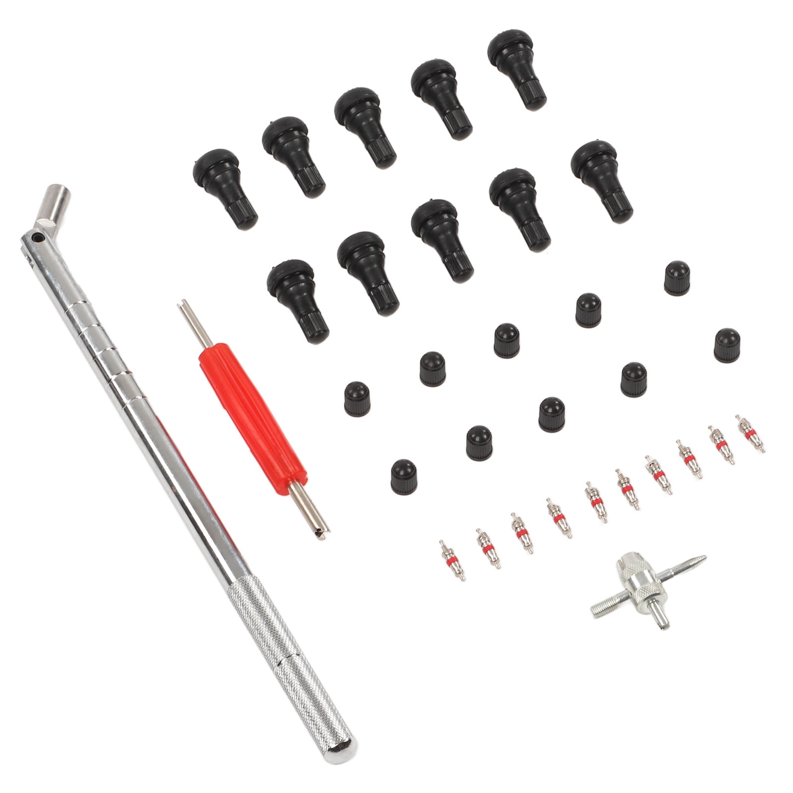 LAFGUR Tire Valve Stem Remover,33 Pcs Tire Valve Stem Repair Tool Tire