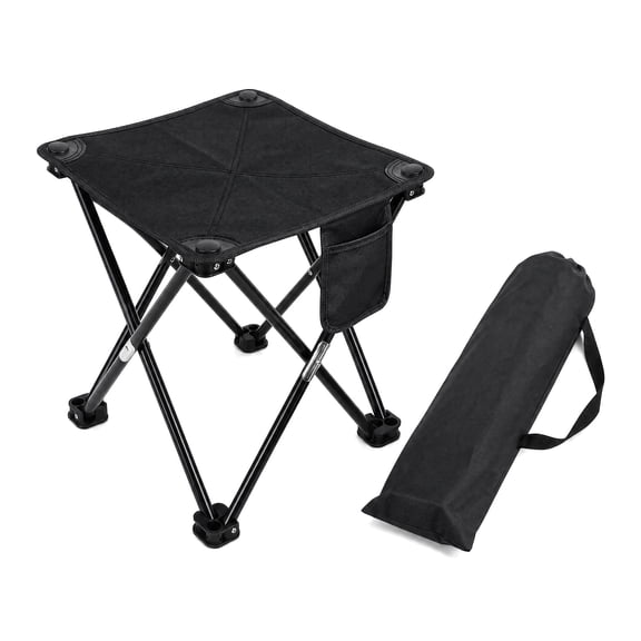 Folding Camping Stool, Portable Outdoor Camping Chair for Fishing BBQ Hiking Gardening Beach Travel with Carry Bag