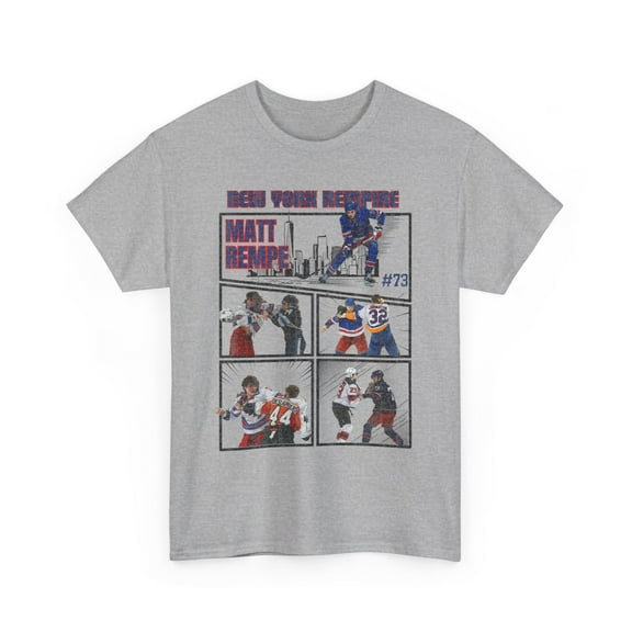 New York Hockey Matt Rempe 73 fan Unisex Cotton Tee