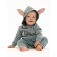 thumbnail image 4 of Disney Newborn Baby Boys Cosplay Stitch Hooded Bodysuit and Pants, 2-Piece Outfit Set, Sizes 0/3 Months - 24 Months, 4 of 9