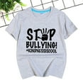 thumbnail image 2 of WEIYLL Girls Graphic T-Shirts Soft Short Sleeve Crew Neck Summer Comfortable Letter Printed Kids Clothing for 11-12 Years, 2 of 5