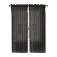 thumbnail image 1 of Set de cortinas Tráslucidas B.KIND & BEYOND 2 paneles negras 2.13x1.40, 1 of 4