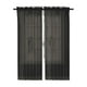 thumbnail image 1 of Set de cortinas Tráslucidas B.KIND & BEYOND 2 paneles negras 2.13x1.40, 1 of 4