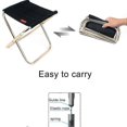 thumbnail image 3 of CLS Outdoor Portable Aluminum Alloy Folding Stool, 3 of 3