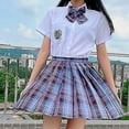 thumbnail image 1 of Jupe Plissée en Chemise Brodée Jk Uniforme Complet, 1 of 3