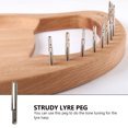 thumbnail image 2 of Miangastore Lyre Harp Pin Nail Silver 4Set 1.6x0.2in, 2 of 9