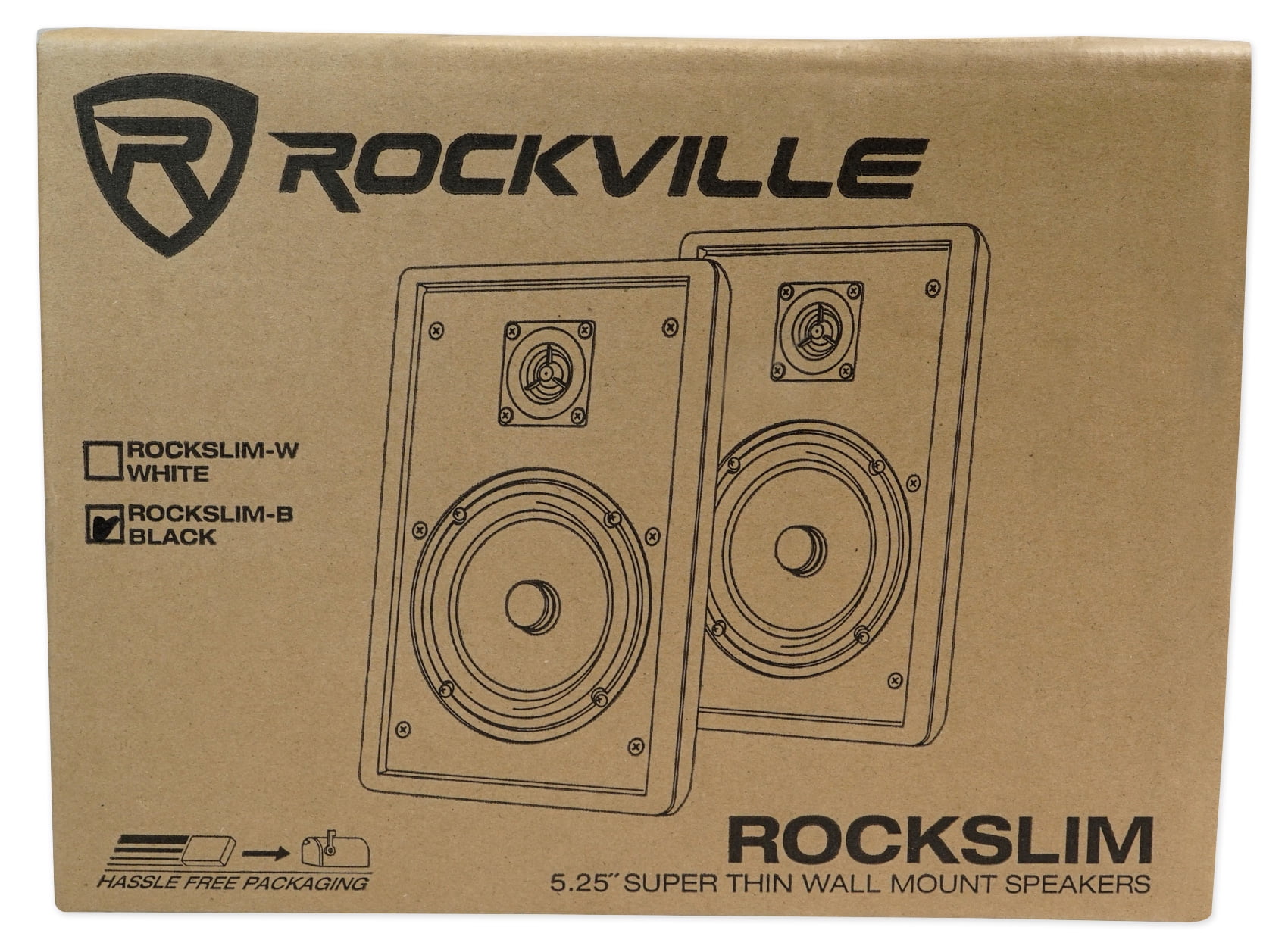 Technical Pro Home Karaoke Machine System+(2) 5.25" Black Wall Mount Speakers
