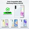 thumbnail image 3 of LeYi for Galaxy A36 5G Phone Case: Samsung A36 5G Case with 2 Pack Tempered Glass Screen Protector, Soft Liquid Silicone Shockproof Anti-Scratch Phone Case for Galaxy A36, Black, 3 of 7