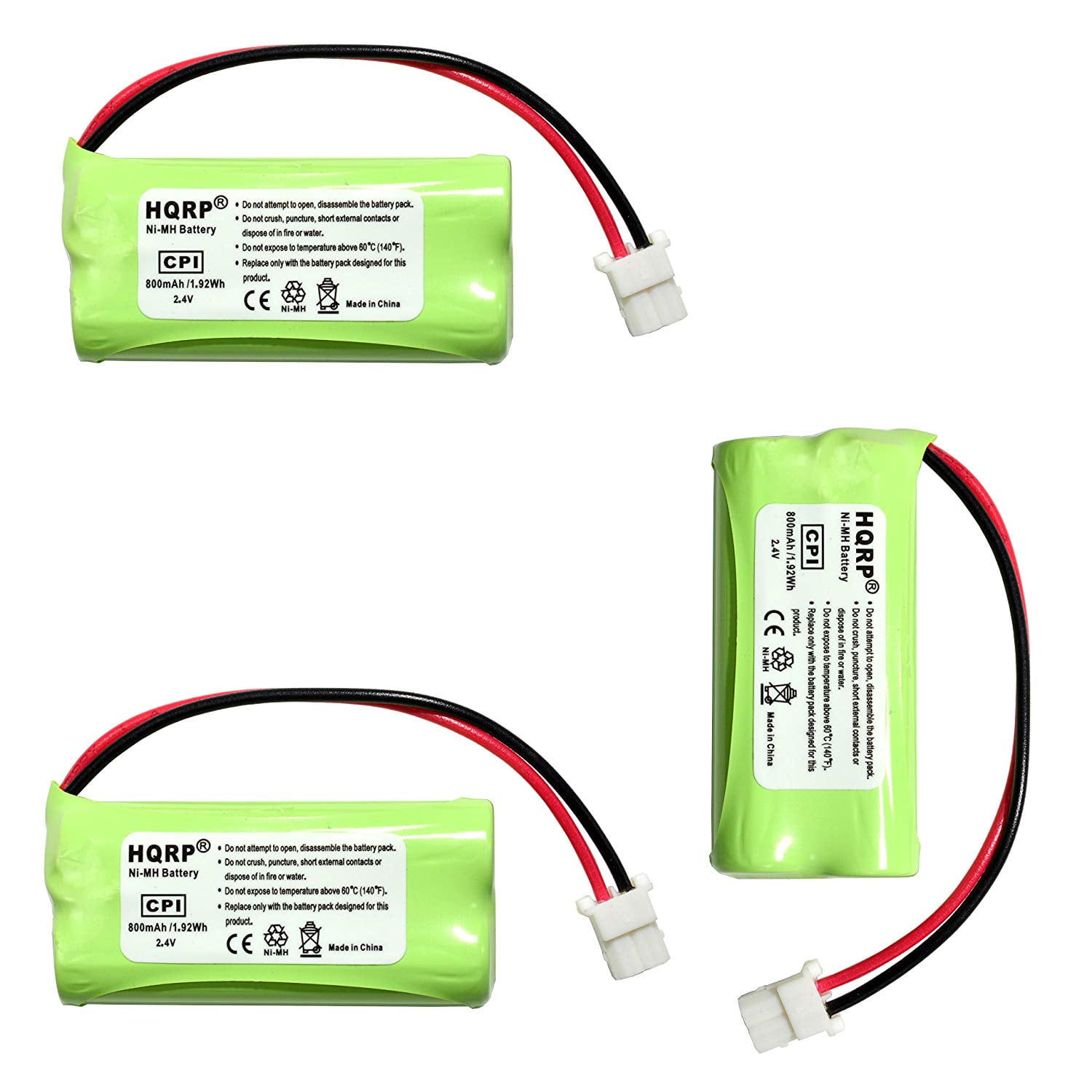 HQRP Phone Battery 3Pack for ATT LUCENT CL84352 TL92371 TL92471