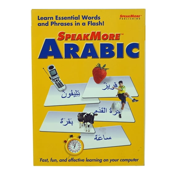 SpeakMore Arabic Language CDRom - Learn Essential Words & Phrases in a Flash