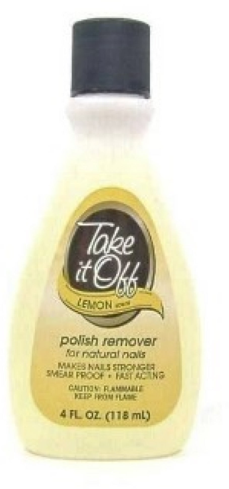 TAKEOFF Nail Polish Remover Lemon 4 oz