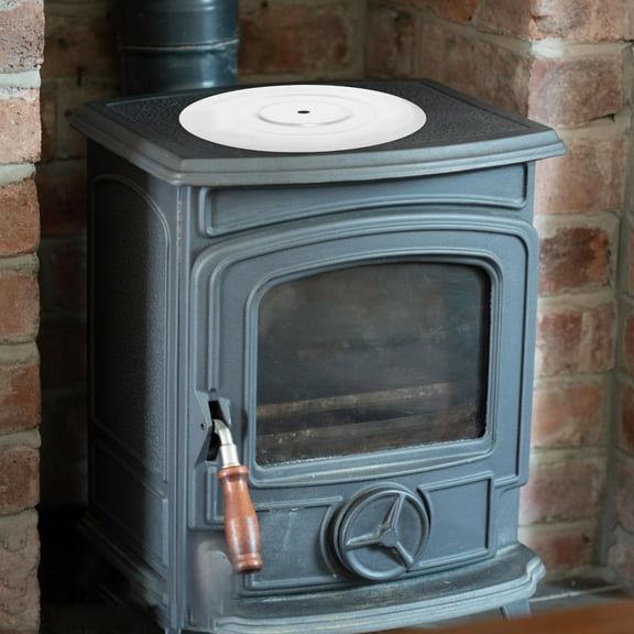 Soimiss Firewood Accessories Round Stove Lid Iron Heat Resistant 1Pcs