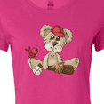 thumbnail image 4 of Inktastic Baseball Teddy Bear Women's T-Shirt, 4 of 5