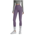 thumbnail image 2 of Mifsaly Womens Yoga Pants Tummy Control High Waisted Leggings Running Training Seamless Gym Workout Pant 2026 L, 2 of 5