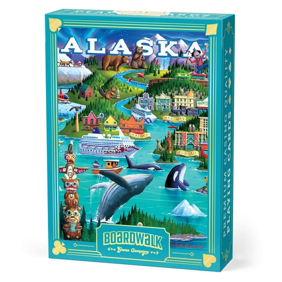 Alaska's Inside Passage by Boardwalk - Playing Cards