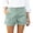Blue-350427BB, variant on Womens Shorts Dressy Casual High Waisted Women's Bermuda Shorts Dressy Wide Leg Womens Chino Shorts with Pocket Dark Gray S