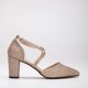 thumbnail image 1 of Sina - Tacones de novia con purpurina en oro rosa rosa 8.5, 1 of 7