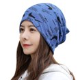 thumbnail image 1 of Slouchy Cap Cotton Breathable Warm Sleep Cap Chemo Beanie Neck Gaiter for Woman, 1 of 10