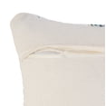 thumbnail image 4 of Ox Bay 20" x 20" Hand-Woven White/ Multicolored Geometric Organic Cotton Pillow Cover, 4 of 12