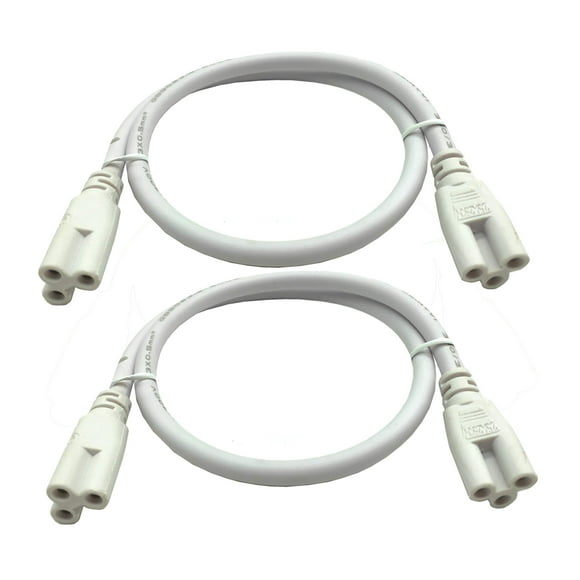 Traodin T5 T8 LED Lamp Connecting Wire Ceiling Lights Daylight LED Integrated Tube Cable Linkable Cords for LED Tube Lamp Holder Socket Fittings with Cables
