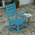 thumbnail image 3 of Merrick Lane Contemporary Rocking Chair, All-Weather HDPE Indoor/Outdoor Rocker in Blue, 3 of 11