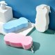 thumbnail image 4 of Esponja de baño exfoliante 3D ultra suave con diseño de cordón para adultos, 4 of 8
