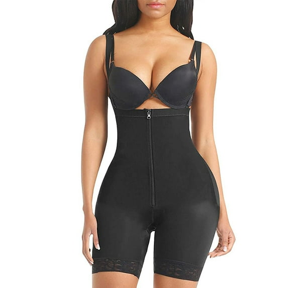 Lilvigor Women Firm Control Shapewear High Waist Full Body Shaper Butt Lifter Girdle Bodysuit Slim Fajas Adjustable Straps