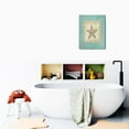 thumbnail image 6 of Beautiful Beach Wall Art 12x16in Ocean Blue Canvas with Seashell and Starfish Bathroom Paintings, Nautical Decorations for a Relaxing Bedroom Atmosphere., 6 of 7