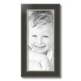 thumbnail image 2 of ArtToFrames 8x18 inch Black Velvet with Silver Wide Picture Frame, Black MDF Poster Frame (4693), 2 of 7