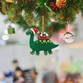 thumbnail image 3 of Festive Soft Clay Dinosaur Ornament for Christmas Tree Decoration and Celebration, 3 of 4