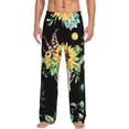 thumbnail image 2 of Lsque Print Men's Pajama Pants, Lounge Pant - Comfortable Home Wear,Elastic Waistband, Stylish Design-Small, 2 of 9