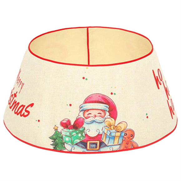 Christmas Tree Decor Surround Base Cover Skirt Foot Colorful Ornament Cartoon for Home Xmas Tree Skirt Party,A