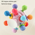 thumbnail image 4 of Bebé bebé sensorial mordedor juguete bolas masticar dentición bola sonajero actividades de agarre sonajero juguete sensorial ANGGREK Otros, 4 of 8
