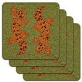 thumbnail image 1 of Leopard Gecko Low Profile Novelty Cork Coaster Set, 1 of 3