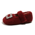 thumbnail image 4 of Kureaily Girls Lined Slippers Soft Sole Indoor Outdoor Cozy Warm Shoes For Toddler Little Kid Big Youth 9.5-10 Years, 4 of 5
