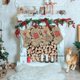 thumbnail image 3 of Calcetin Navideño Personalizado,Botas de Navidad,Botas Navidad Chimenea, Caramelo Regalo Bolsa,Calcetín de Decoración Navideña para Llenar y Colgar, Yute, 14,5 cm x 10 cm (2Piezas), 3 of 5