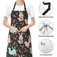 thumbnail image 6 of Picia Rabbit Is Eating Carrots Waterproof Apron for Unisex Adult - Adjustable Bib Apron with Pockets, Ideal for Cooking, Gardening, Painting, and Household Chores, 6 of 9