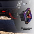 thumbnail image 5 of Hitch Cover Fits For 2-Inch Hitch,Tyrannosaurus Rex Roaring With Lightningrubber Trailer Hitch Cover Tube Plug Insert,Car Exterior Accessories, Receiver Tube Hitch Plug, 5 of 6