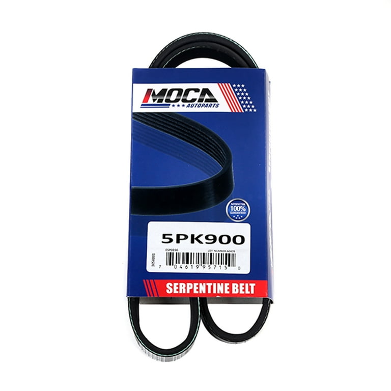 MOCA AUTOPARTS 5PK900 Serpentine Belt Fit for 1998 1999 BMW 323i