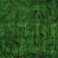 thumbnail image 1 of Ahgly Company Indoor Square Abstract Green Modern Area Rugs, 6' Square, 1 of 4