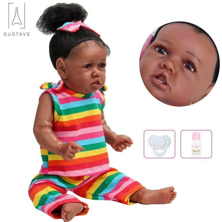 Newborn Toddler Girl Reborn Baby Dolls Realistic Vinyl Silicone Doll Gift  Toy