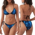 thumbnail image 3 of Balery Wolf Pijama Estampado Bikini de Dos Piezas para Mujer - Conjunto de Bikini Ajustable Sexy y Cómodo para Playa, 3 of 6