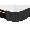 thumbnail image 2 of 100% Egyptian Cotton 1 PCs Ruffled BedSkirt 21 inches (Dark Gray,Queen), 2 of 5