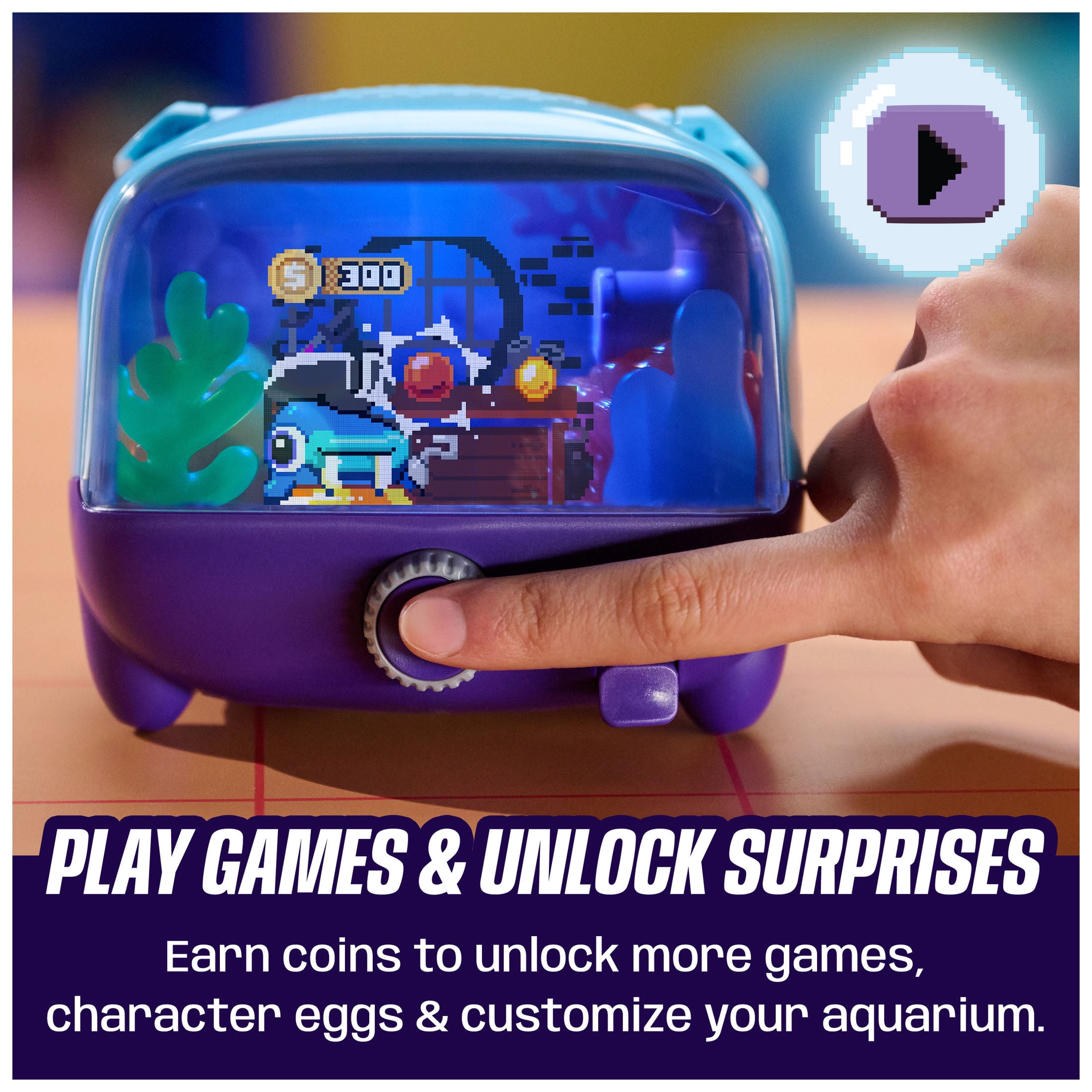 Bitzee, Interactive Aquarium Tank with 30 Digital Pets, Reacts to Touch