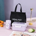 thumbnail image 2 of Japanese-style Microwave Lunch Box Student Office Worker Bento Box Eco-Friendly Food Containers With Soup Cup Insulation Bag, 2 of 5