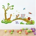 thumbnail image 1 of Animals Tree Monkey Removable Wall Decal Stickers Kids Baby Nursery Room Decor, 1 of 3