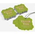 thumbnail image 5 of Inkdotpot Thank You For Celebrating The Bride To Be Bridal Shower Bottle Tag Real Rose Gold Foil Favor Bracket Shape Hang Tags Pack Of 100, 5 of 7